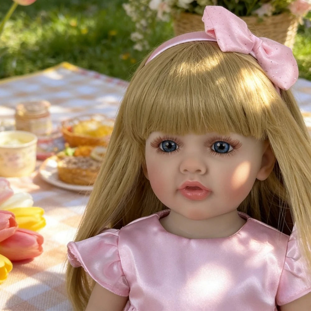 Lifelike 22-Inch Reborn Baby Doll with Soft Vinyl Body