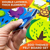 Zoo Animals Felt Board Storytelling Set for Kids