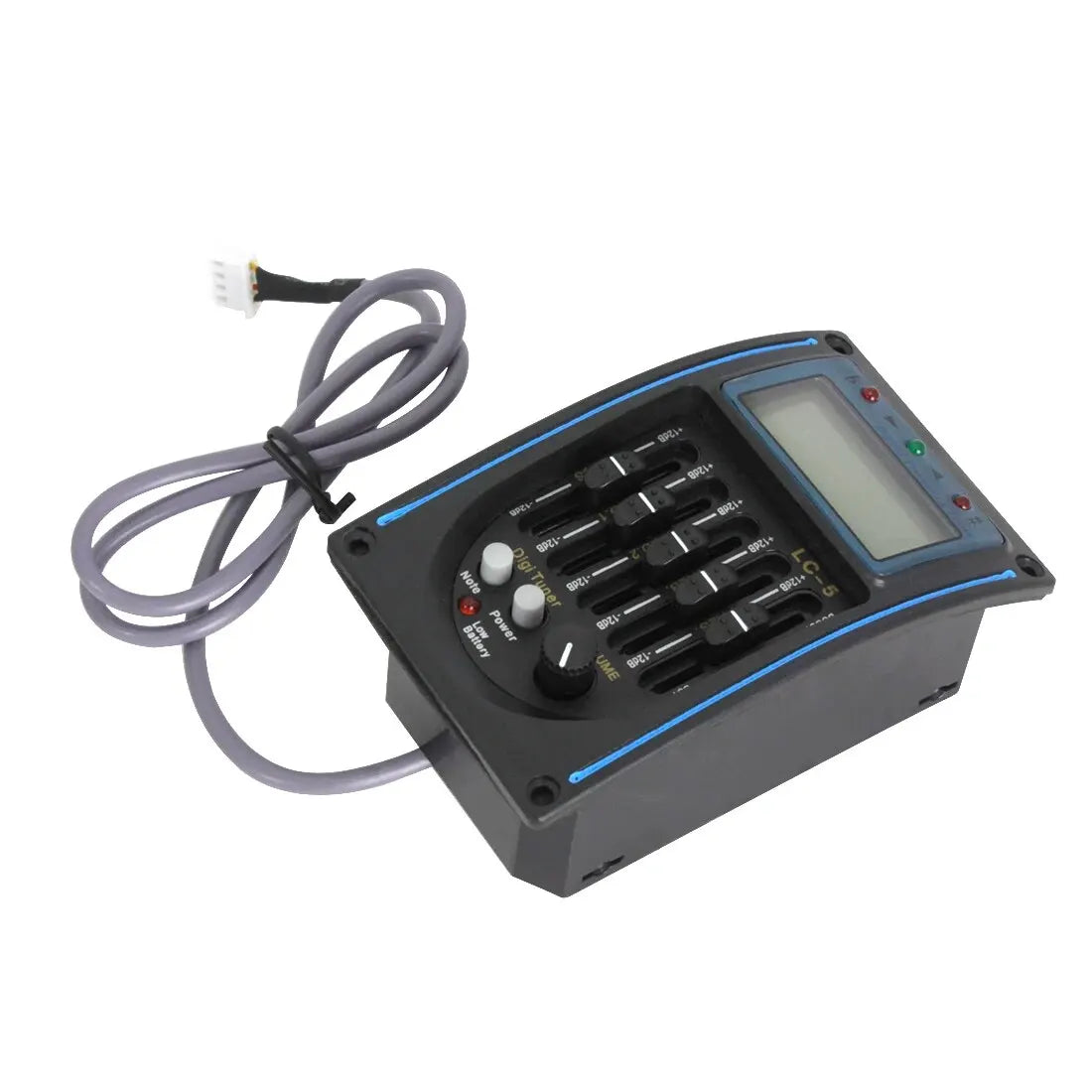 4/5-Band Acoustic Guitar EQ Preamp with Tuner