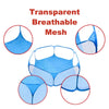 Foldable Hexagon Kids Playpen with Mesh Windows