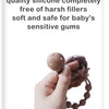 Silicone Baby Pacifier Clip with Teether