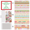 A set of 35 rolls of strawberry aesthetic washi tape, including a tape organizer card and ten pieces.