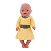 Two-Piece Doll Outfit with Top and Pants for 18-Inch and 43cm Dolls