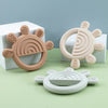 BPA-Free Silicone Baby Teether Ring
