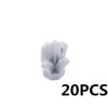 A pile of white building blocks shaped like treasure chest pieces, labeled as 20 pieces.