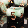 Handmade Resin Sharp Edge Dice Set for RPG Games