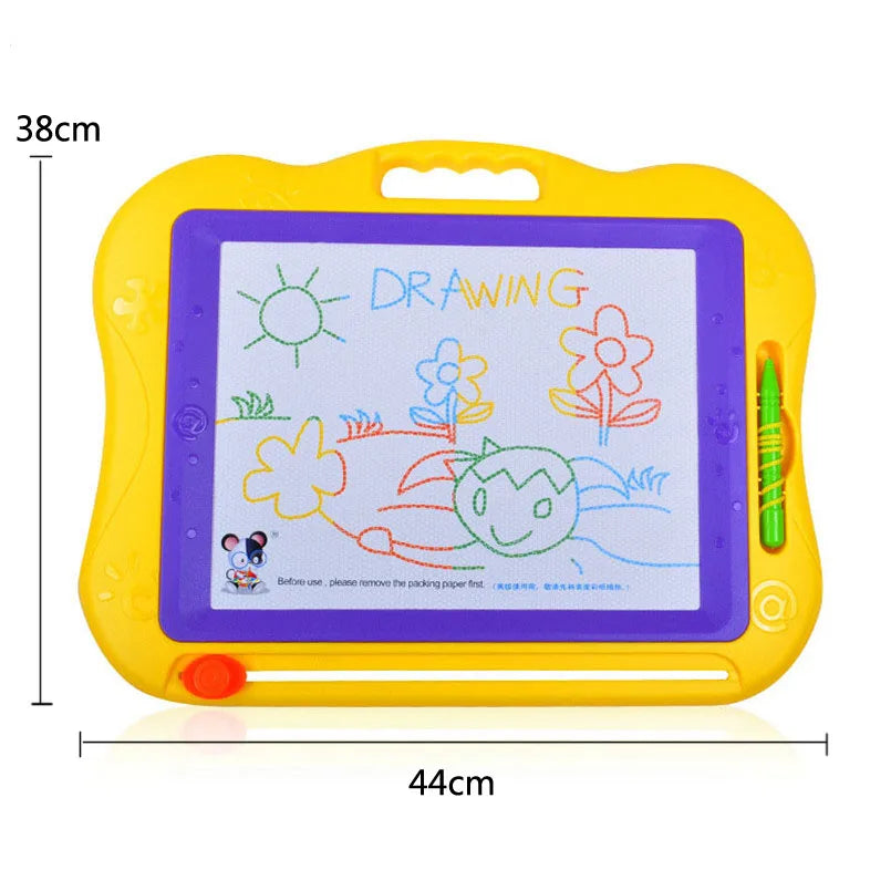 Large Magnetic Drawing Board for Kids with Pen