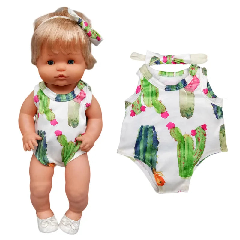 Adorable Romper Outfit Set for 16-Inch Dolls