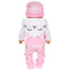 Adorable Animal Print Doll Outfit Set for 16-18 Inch Dolls