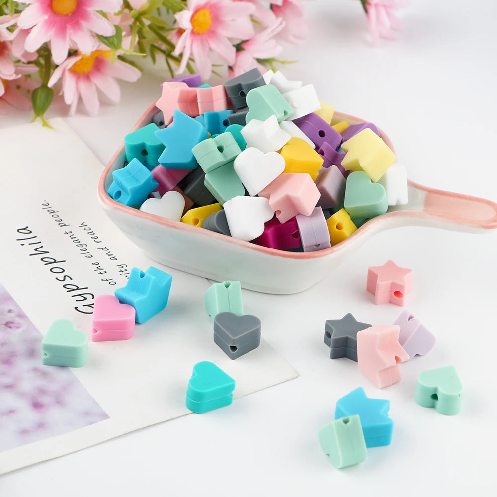 Silicone Charm Beads Set for DIY Jewelry Making