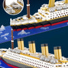 Micro Building Block Titanic Ship Model Kit for Adults and Teens