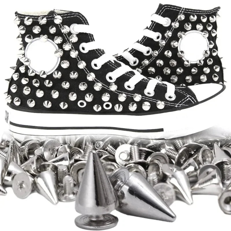 Punk Spike Rivets for DIY Clothing and Accessories