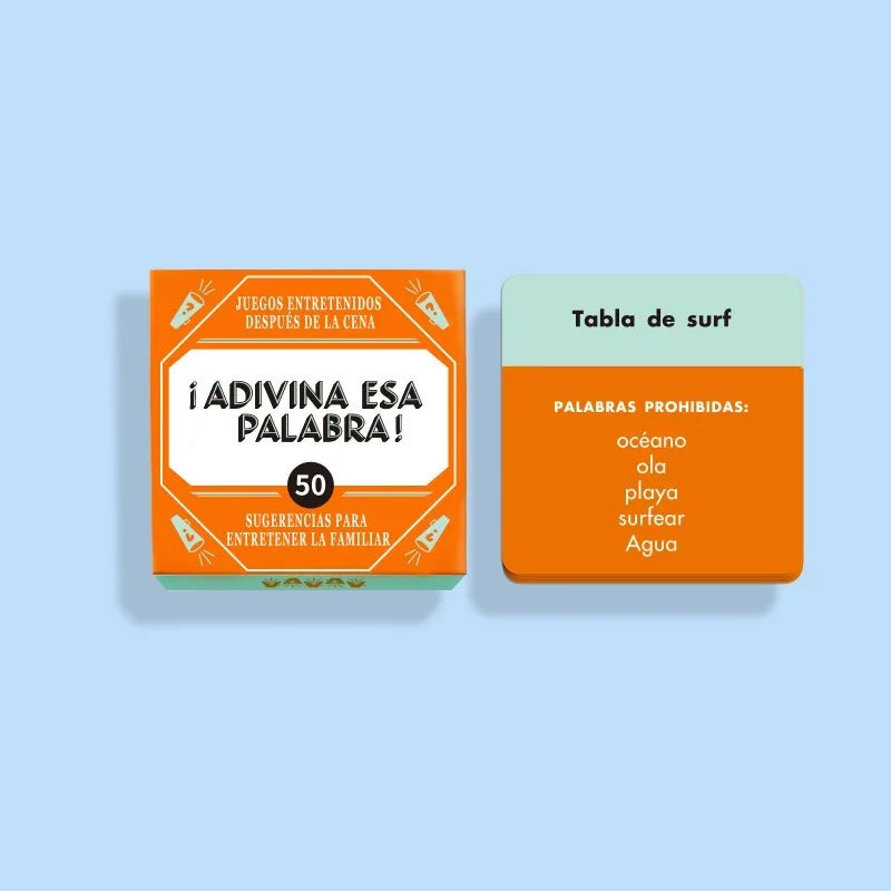 Spanish After-Dinner Party Card Game for Adults