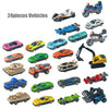 Diecast Pull-Back Car Set - Mini Vehicle Collection for Kids