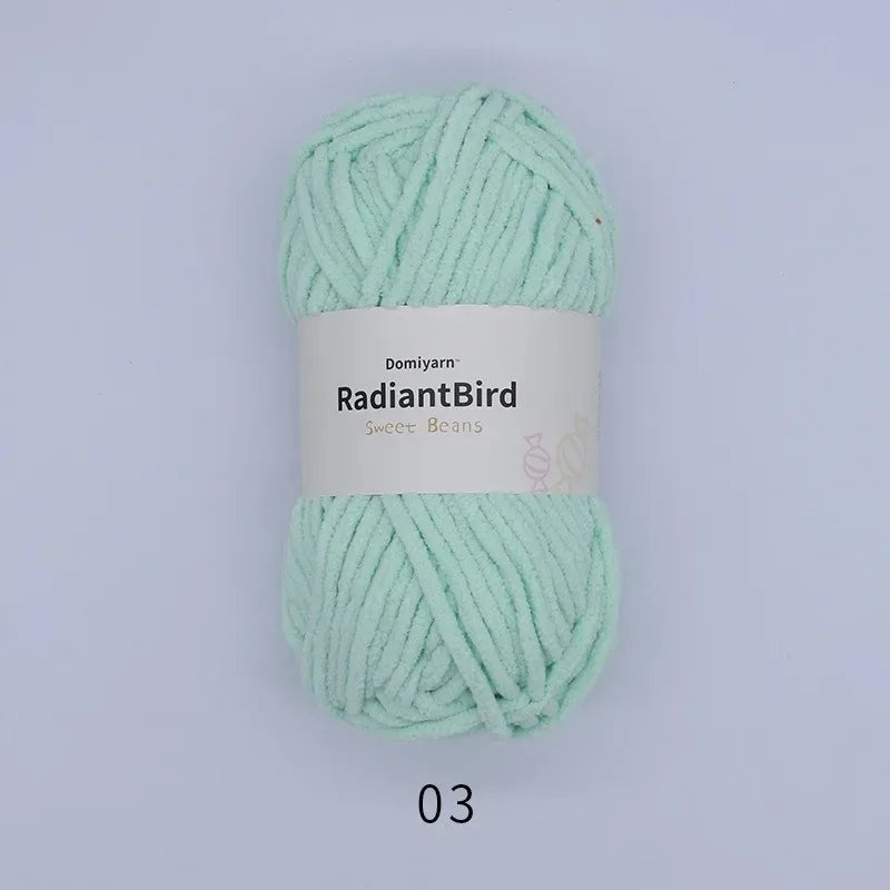 Soft Polyester Yarn for Knitting and Crochet