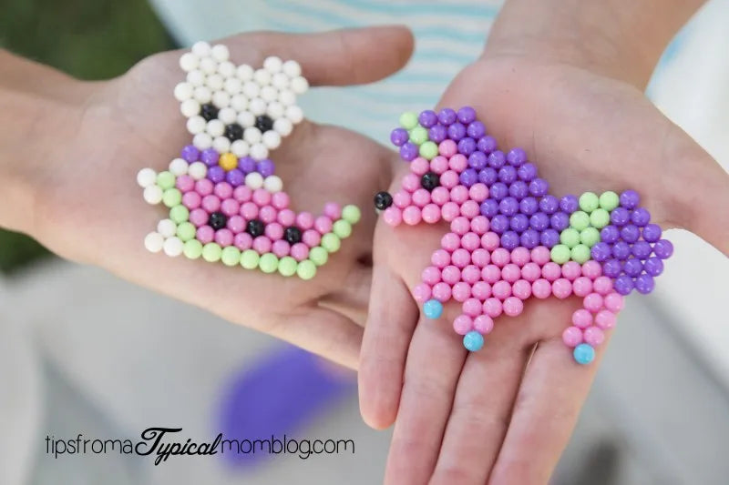 DIY Water Spray Beads Kit – 300 Pieces, 36 Colors, 3D Puzzle Craft Set for Kids