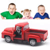 Vintage Red Die-Cast Metal Truck – Pull-Back Miniature Collectible