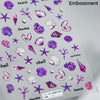 Ocean-Inspired Nail Art Sticker Set
