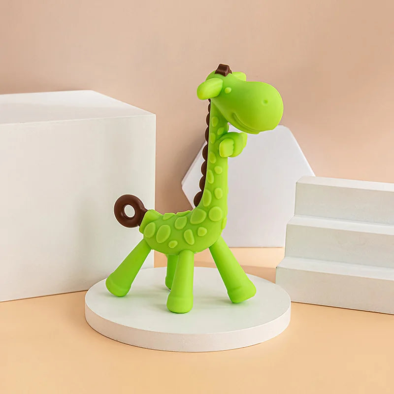 Adorable Giraffe Silicone Baby Teether