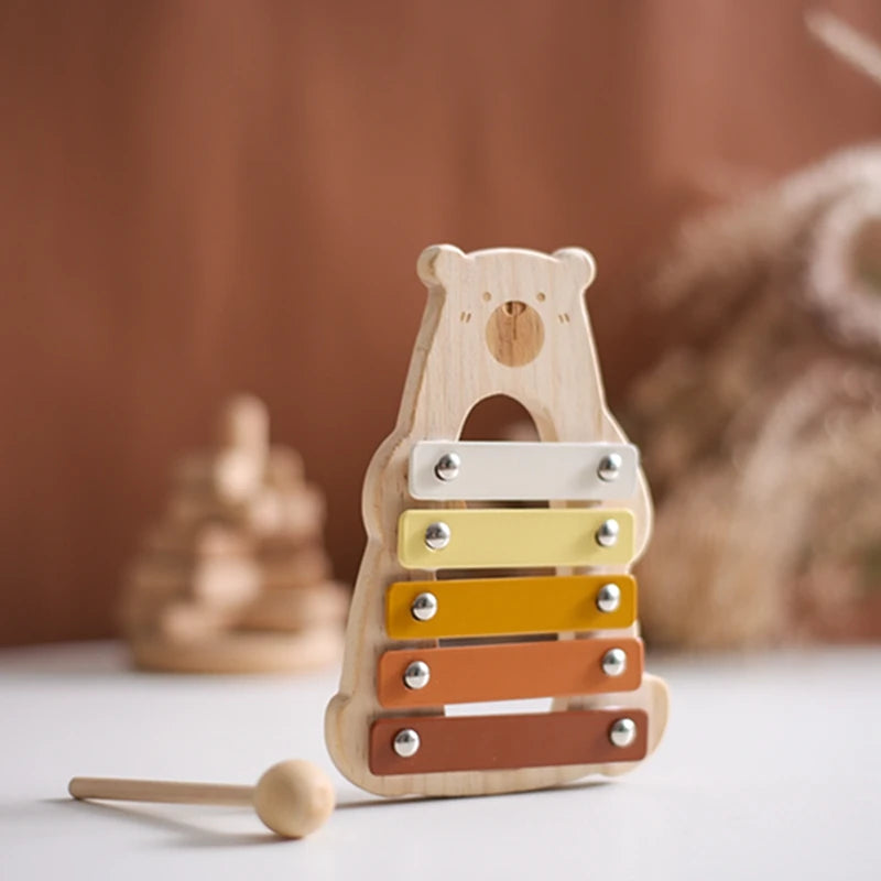Cartoon Elephant Xylophone Musical Toy for Toddlers
