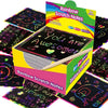Rainbow Scratch Paper Art Set with Bamboo Stylus