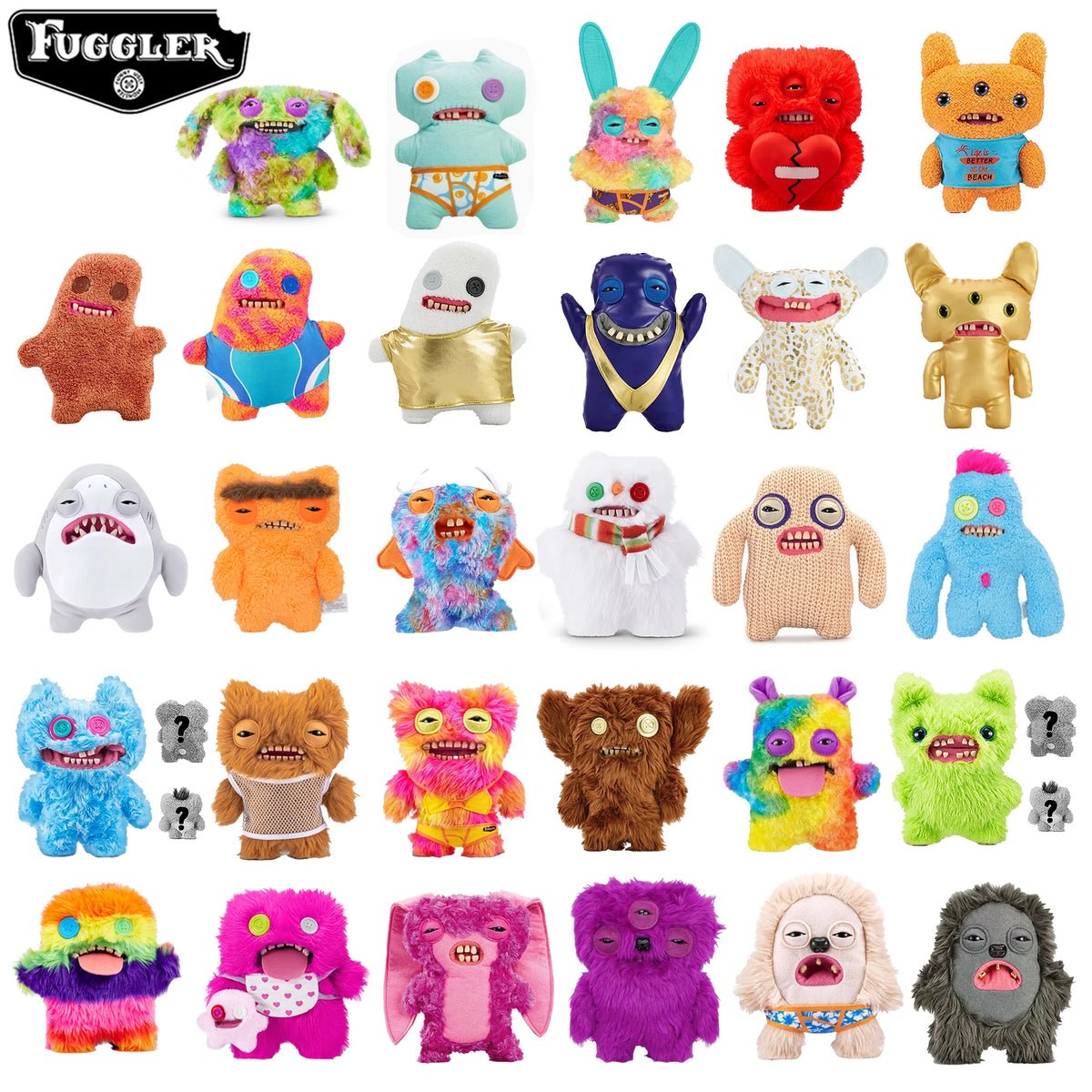 Fuggler Ugly Monster Plush Toy with Funny Dentures
