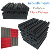 50-Pack Acoustic Foam Panels for Soundproofing and Studio Treatment