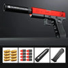 Soft Bullet Toy Pistol with Ejecting Shells