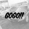 A black BMW is featured with the text GOGO!! overlaid on the windshield.