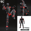 Anime-Style Articulated Dummy Figure with Display Stand
