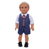 Two-Piece Doll Outfit with Top and Pants for 18-Inch and 43cm Dolls