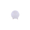 White silicone mold shaped like a rose flower ball for DIY candles