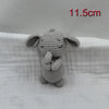 Handmade Amigurumi Plush Toy Set – Fox, Cow & Lamb Sleeping Dolls