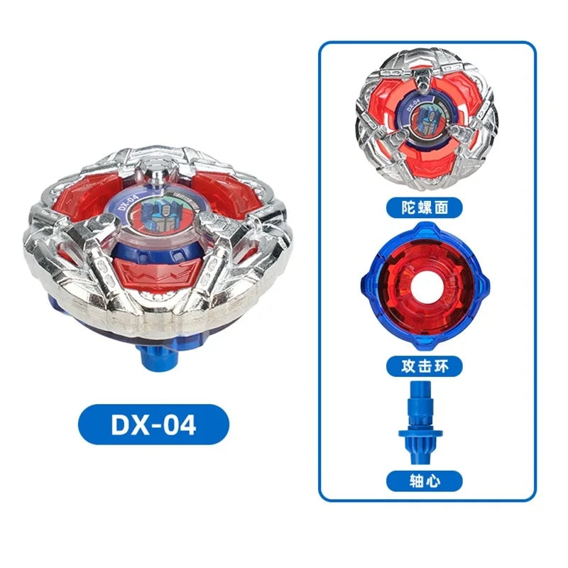 Beyblade Burst Gyro X starter pack showing the main spinning top and related components