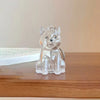 Transparent Dog Fur Keepsake Keychain