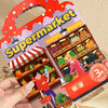 Reusable Sticker Book for Kids with Multi-Scene Bubble Jelly Stickers