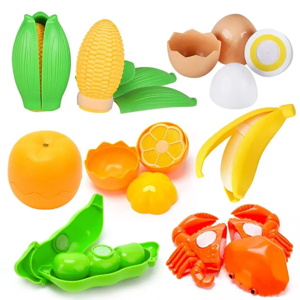 Pretend Play Cutting Food Toy Set for Kids