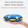 Interactive Flying Saucer Dog Toy with Deformation Fun