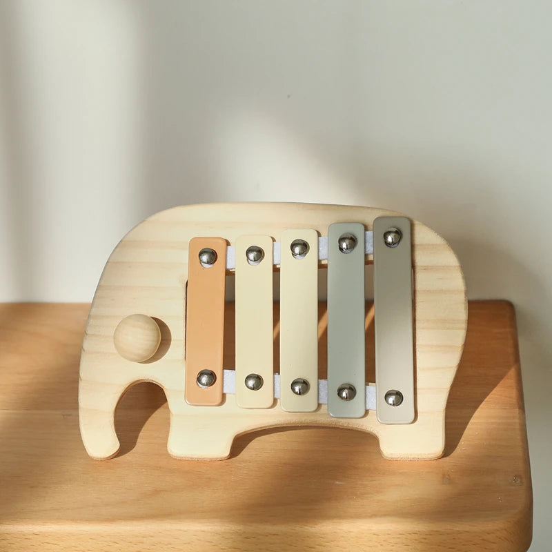 Cartoon Elephant Xylophone Musical Toy for Toddlers