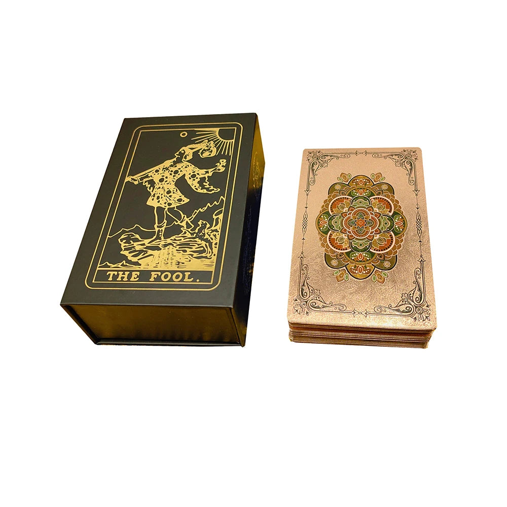 Gold Foil Rider Waite Tarot Deck