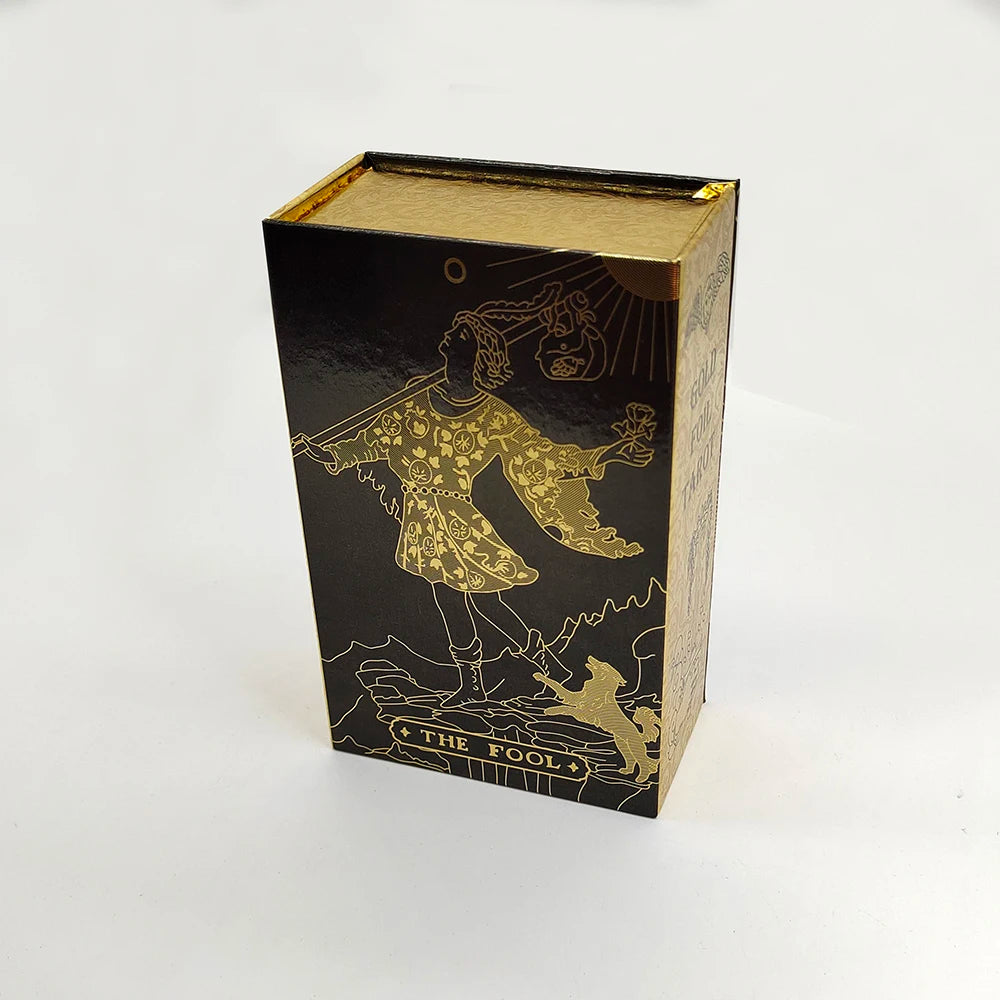 Gold Foil Rider Waite Tarot Deck