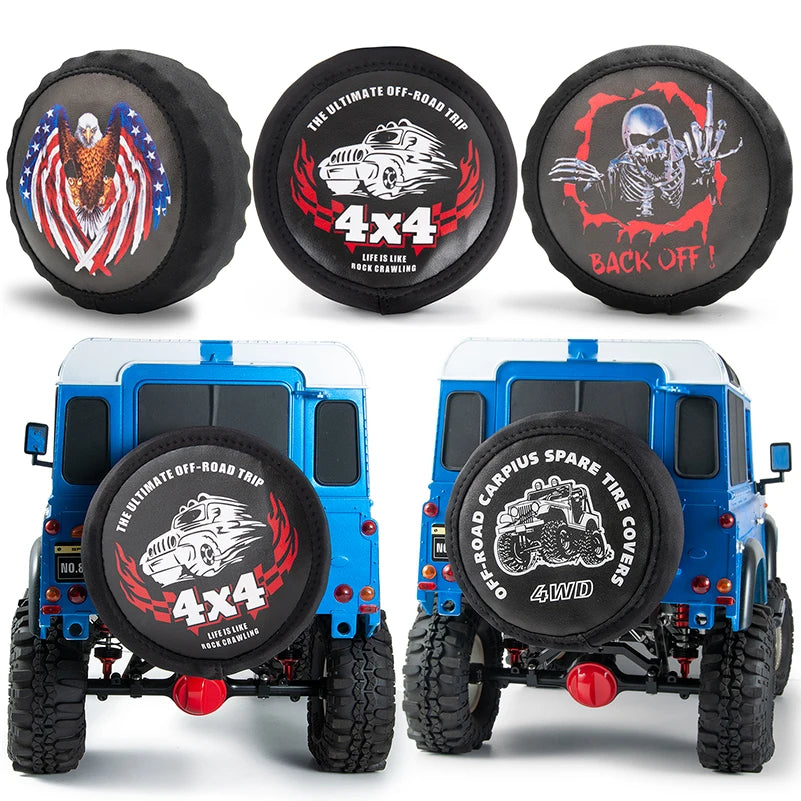 1/10 Scale RC Crawler Accessories - Shovel, Fire Extinguisher & Oil Drum Set
