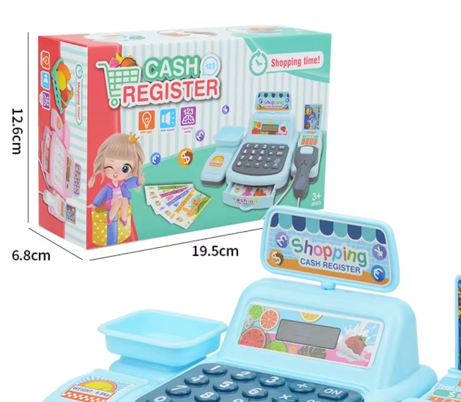 Kids Cash Register Toy with Lights and Sounds