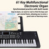 61-Key Portable Electronic Keyboard for Kids with Teaching Features