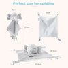 Cuddly Elephant Baby Comforter with Teether & Rattle