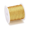 Metallic Gold & Silver Tinsel Thread Cord for Jewelry Making & Crafting