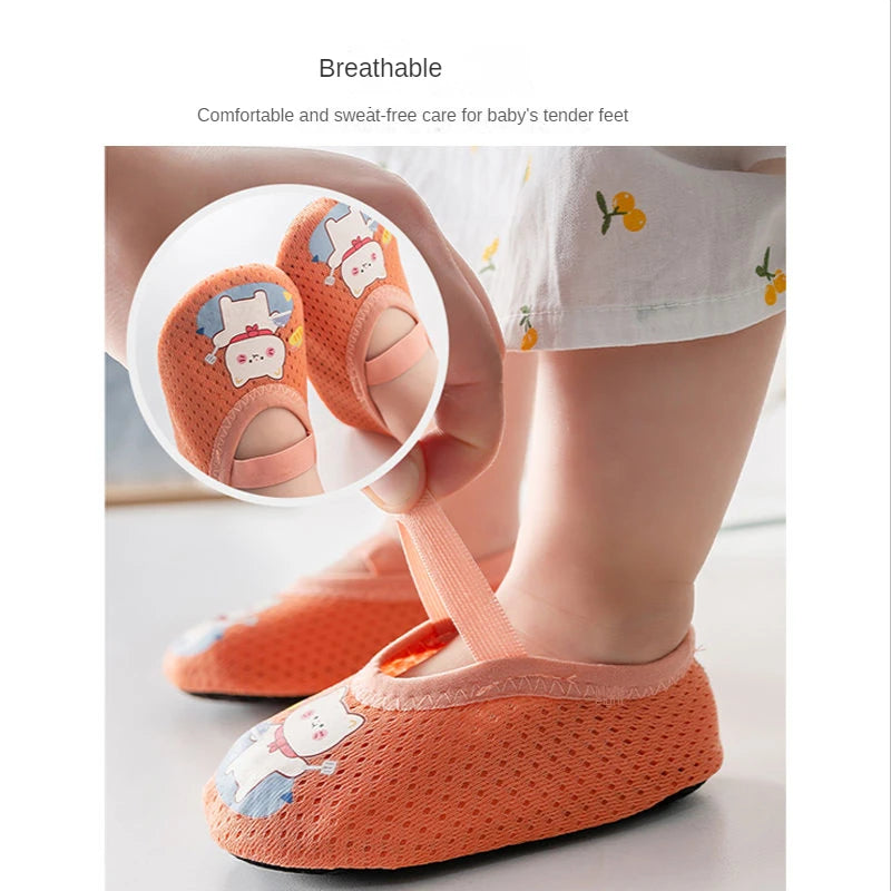 Animal Print Non-Slip Baby First Walker Shoes