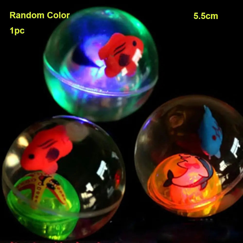 LED Glowing Bouncy Ball for Kids – Colorful Light-Up Jumping Ball Toy