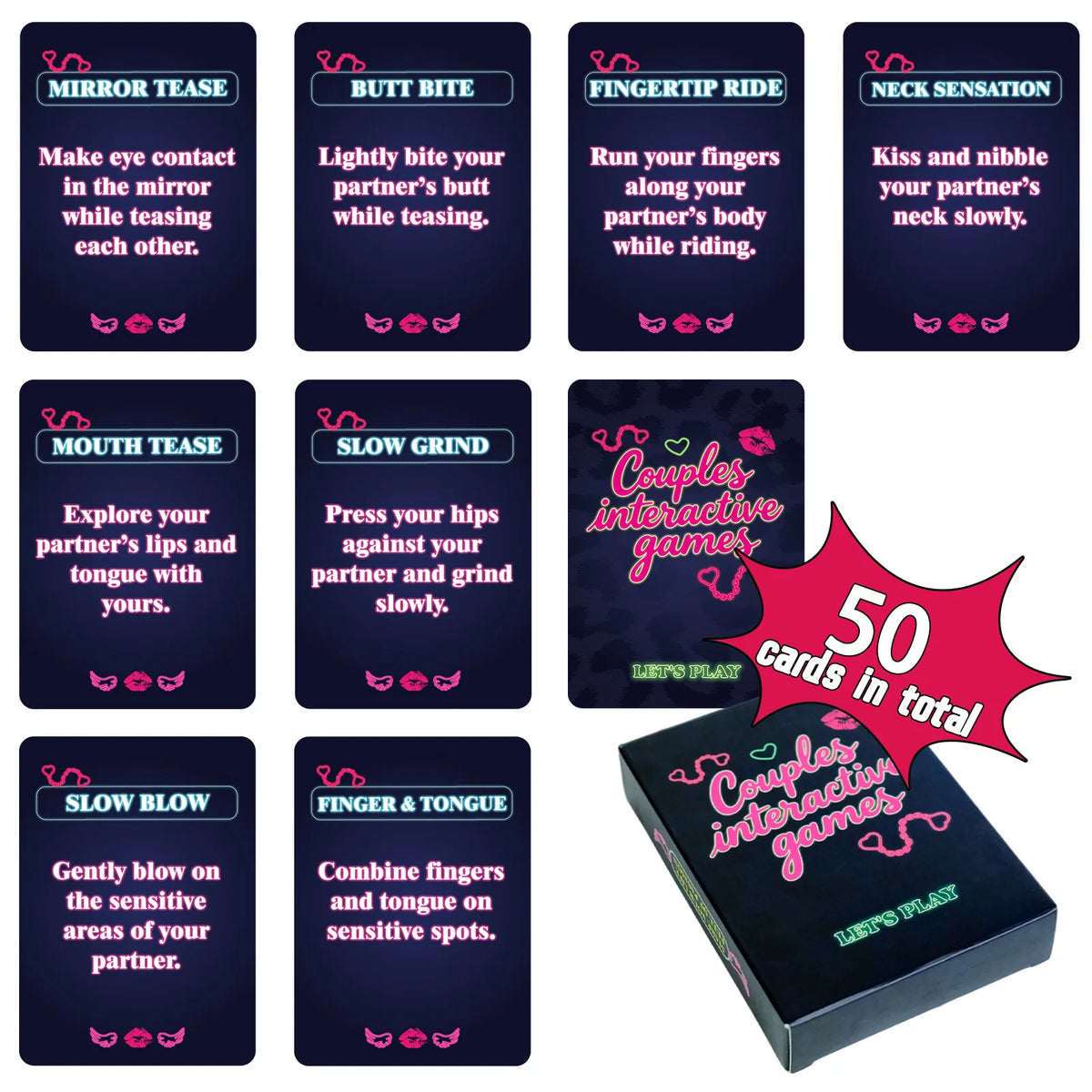 Couple Conversation Cards – 50 Interactive Questions for Deeper Connection