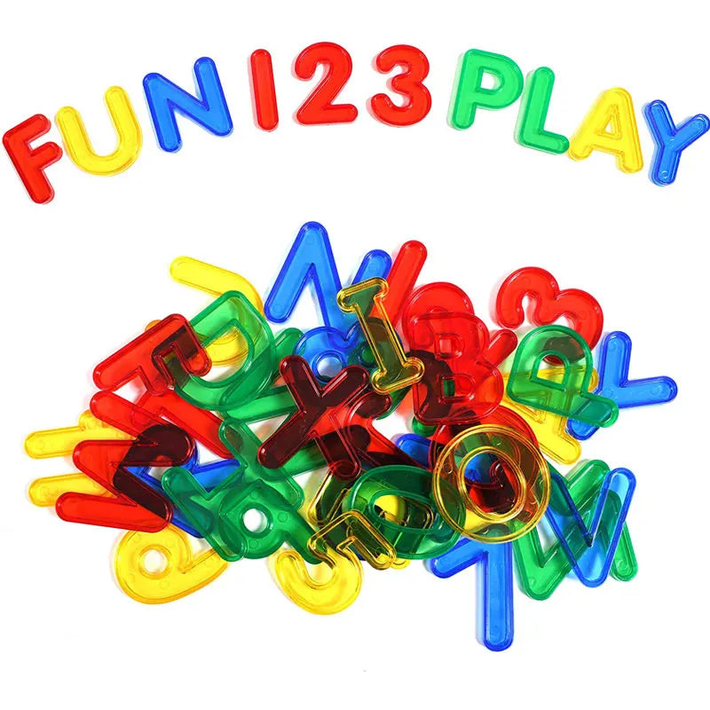 Montessori Transparent Number Set for Light Table Learning